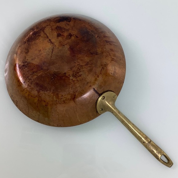 Vintage Paul Revere 1801 Copper frying pa sauté skillet 10.5 EUC - Picture 2 of 9